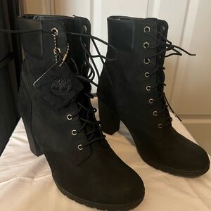 Timberland Women's Black Lace-Up Boots